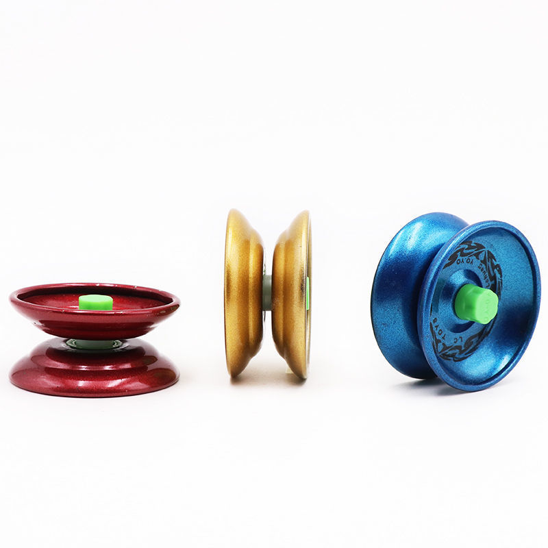 溜溜球批发新款金属男孩爆旋悠悠球线控玩具酷炫夜市扫码小礼品