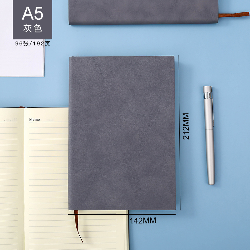 Yangba Pi A5 Retro Student Exercise Book B5 Business Office Meeting Notepad Wholesale Notebook Customization