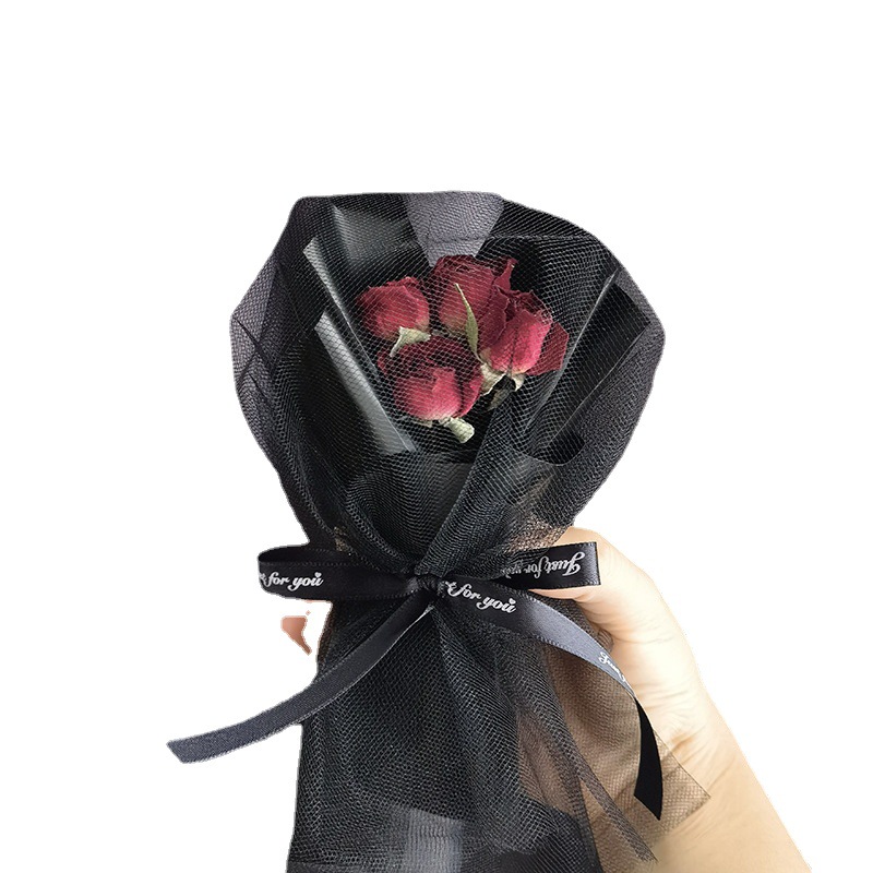 Spot Mother's Day Valentine's Day 520 Creative Mini Dried Flower Bouquet Red Rose Starry Sky Gift Gift with Hand Gift