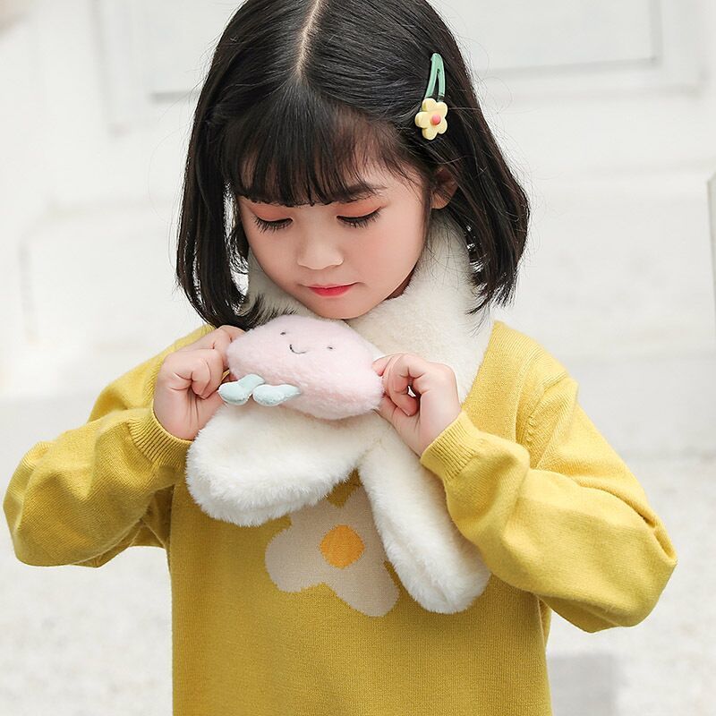 儿童手套3-16岁秋冬半指翻盖两用保暖针织写字8男女孩7学生五指10