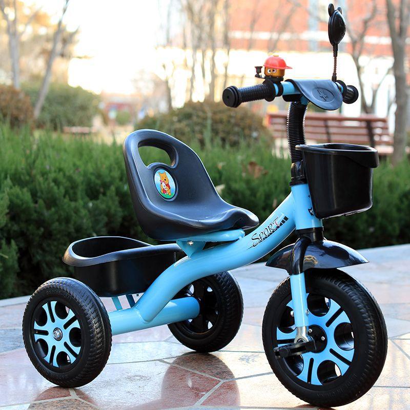 儿童三轮车2-5岁宝宝脚踏车1-3岁手推车男女孩童车自.