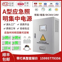 A型应急照明集中电源配电箱DC36V/24V智能控制应急疏散指示灯具