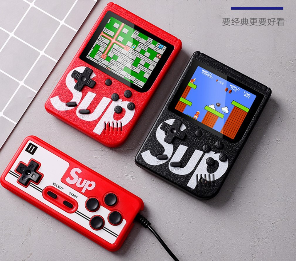 适用sup游戏机400合一双打迷你双人街机俄罗斯玛丽复古掌上游戏机
