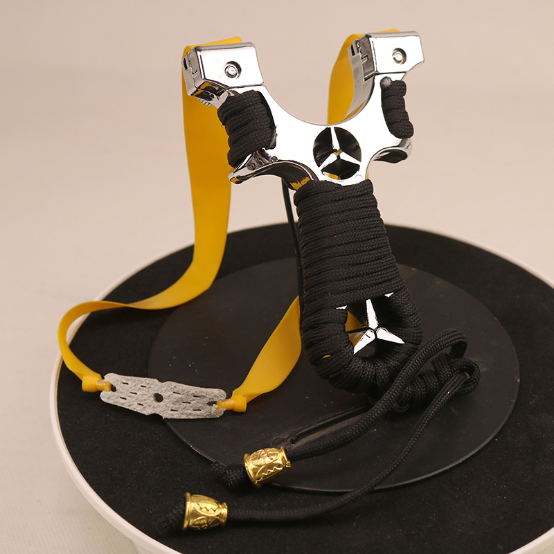 弹弓高精度abs奔驰新款激光快压金属扁皮弹弓成人户外比赛-阿里巴巴