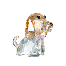 生肖水晶小狗动物摆件办公室装饰品创意礼品朋友儿童节日生日礼物