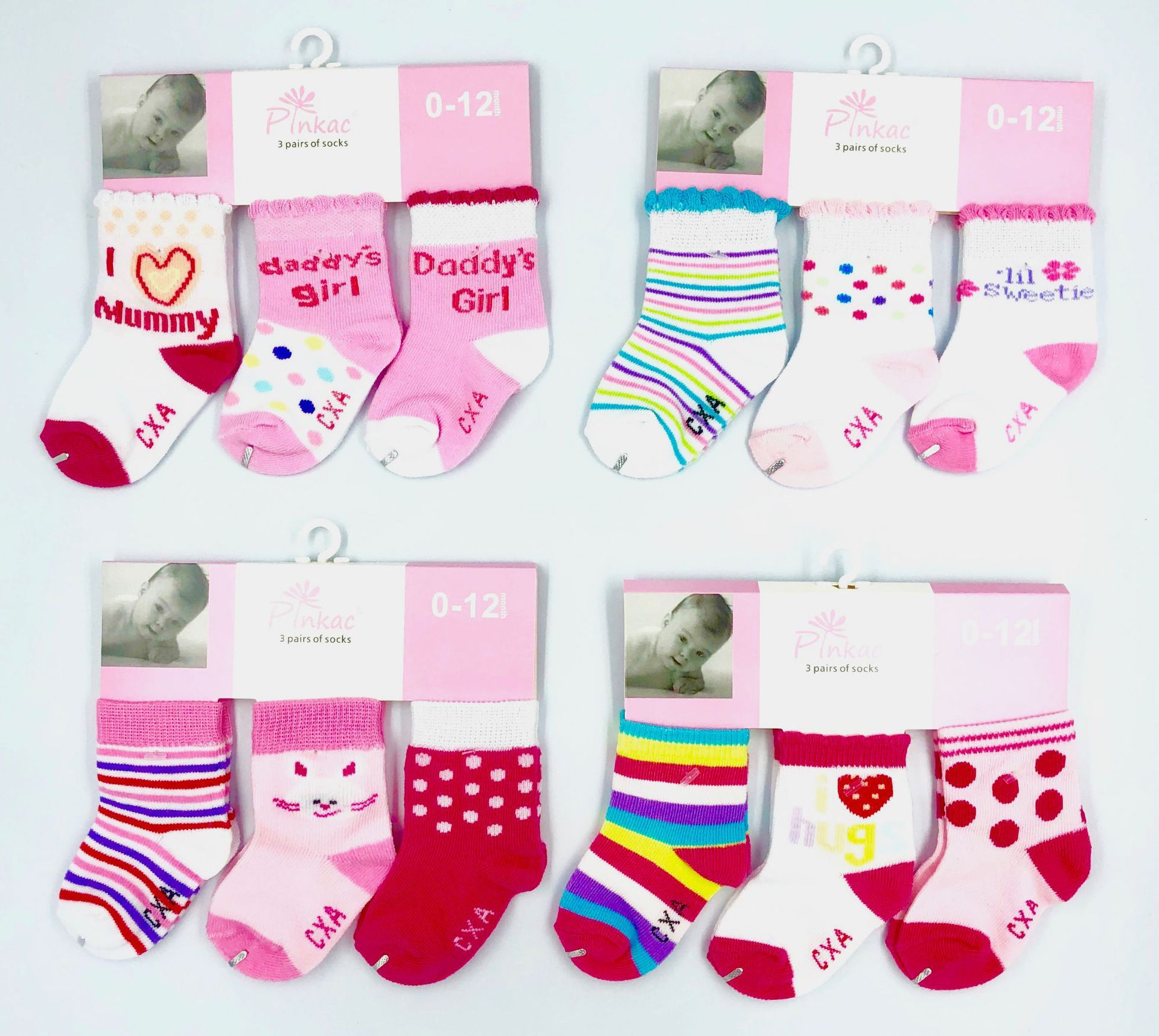 Foreign Trade Kid's Socks Baby's Socks Jacquard Mesh Breathable Children's Cartoon Cotton Socks for Men and Women Baby's Socks Customized