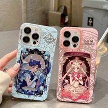 适用美少女闪粉Phone13保护15Promax苹果15手机壳15Pro/13Pro女新