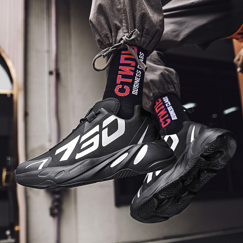 ins超火黑色侃爷同款椰子730男鞋shoes厚底增高老爹shport运动鞋