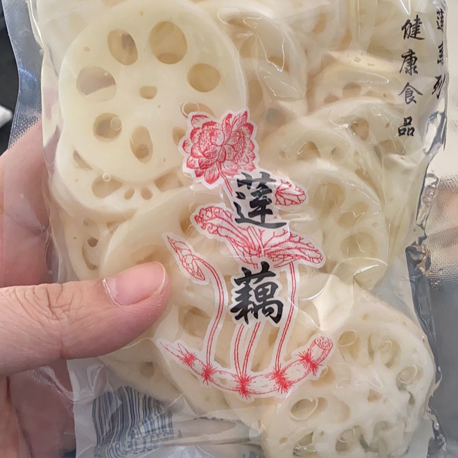 300克*10袋/2袋清水莲藕片涮火锅麻辣烫蔬菜烧烤嫩藕袋装新鲜莲藕