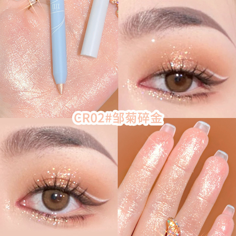 Makeup Xixi Miaoyan Xinghe Pearl Eye Shadow Pen Brightening Highlight Eye Shadow Stick Natural down to Waterproof Not Smudge