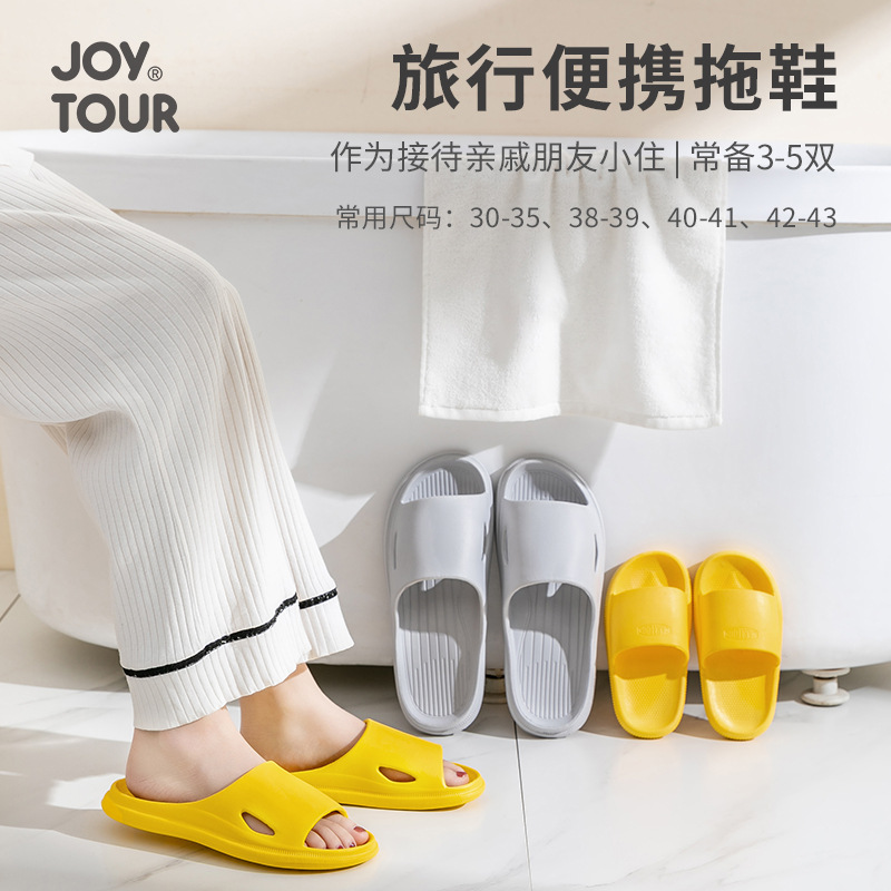 2024 Products in Stock New Home Slippers for Women Summer Non-Slip Feeling of Poop Home Sandals Couple Bathroom Slippers Wholesale