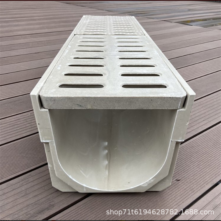 大量批发u200工业排水沟u型槽 塑料材质 配有转角