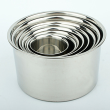 不锈钢厨房调料罐子 调味缸带盖圆小桶酱料辣椒油罐餐厅商用护金