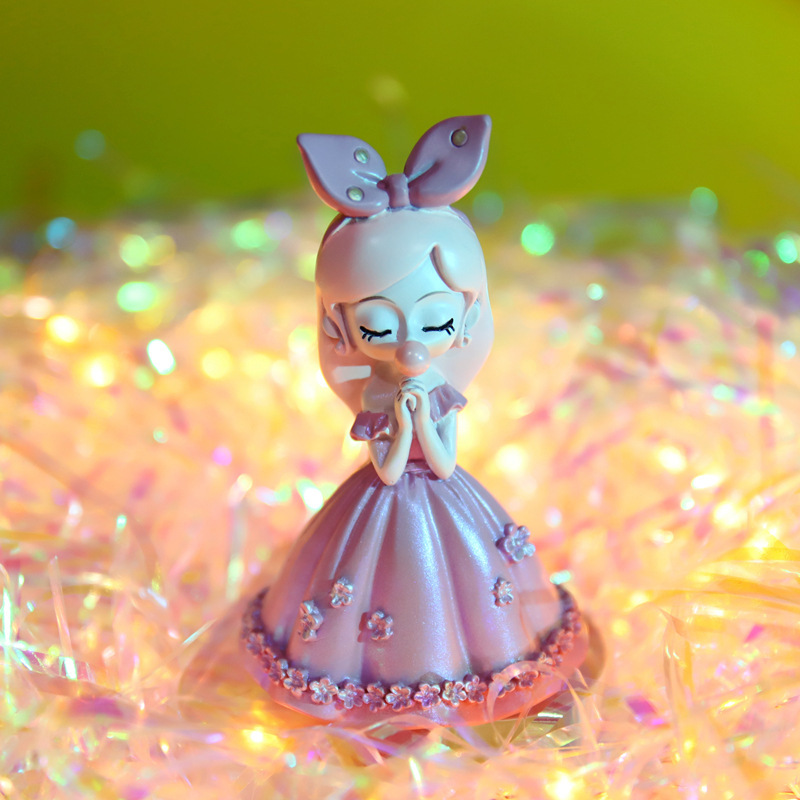 梦幻少女心泡泡女孩盲盒创意礼服公主装饰摆件送女生闺蜜朋友礼物