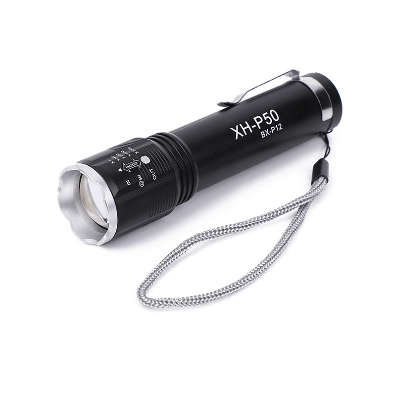 New Outdoor Flashlight Multi-Functional Waterproof Long Endurance Portable Aluminum Alloy Drop-Resistant Flashlight