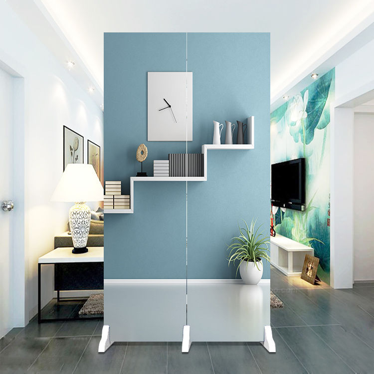 2扇屏风隔断玄关客厅卧室酒店隔断墙双面小户型折叠转运风水屏风