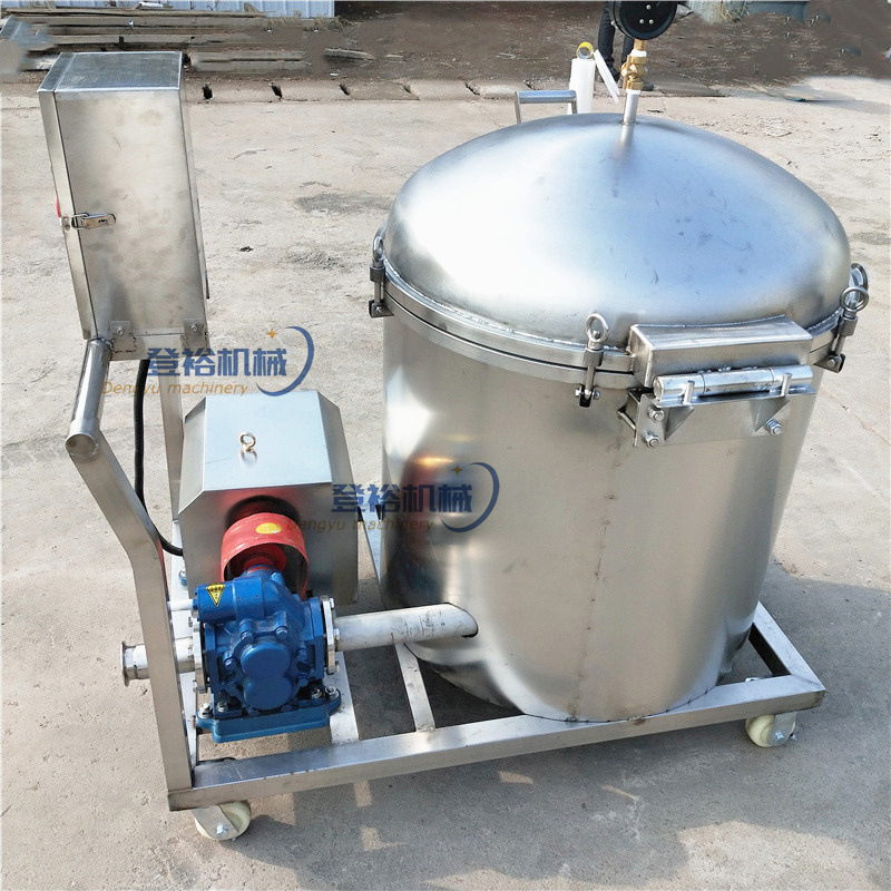 登裕 大豆油过滤机 榨油坊真空滤油设备 净油机真空分离厂家