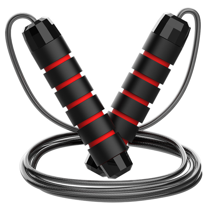 Steel Wire Jump Rope Wholesale Fitness Weight-Bearing Training Skipping Rope for Primary and Secondary School Students High School Entrance Examination Racing Skipping Rope Cross-Border Live Broadcast Supply