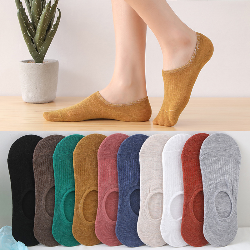 [Store Products] Zhuji Socks Knitted Socks Factory Wholesale Men's and Women's Adult Boat Socks Mid-Calf Length Socks Ji Longshui