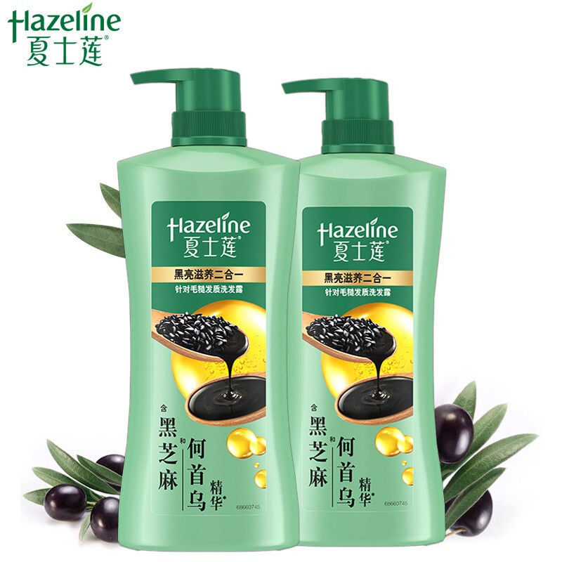 夏士莲洗发水黑亮滋养去屑洗发露空油养护强韧洗头膏男女大瓶家用