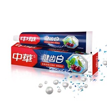 中华牙膏健齿白系列90g清新薄荷味90g炫动果香味