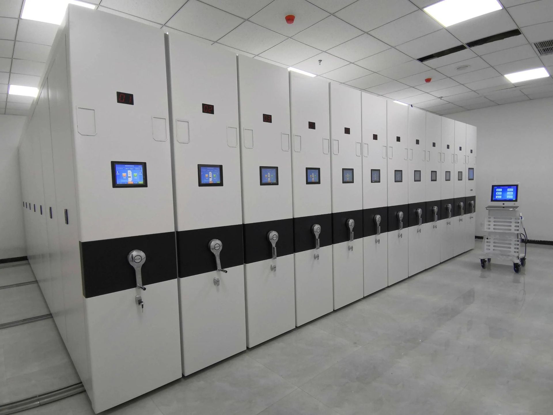 广州rfid智能电动密集架厂家库房不锈钢密集柜档案室密集柜档案架