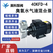 英科牌臭氧水气液混合泵40KFD-4 自吸式不锈钢气浮机耐腐蚀2.2kw