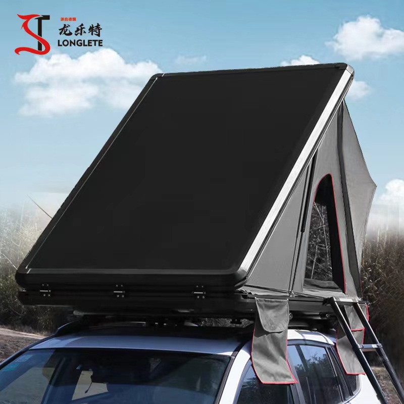 Aluminum Alloy Roof Tent Room Triangle Automatic Folding Outdoor Camping Self-Driving SUV Car Car Tent