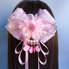 Children's hair accessories bow ribbon Hanfu headdress跨境专