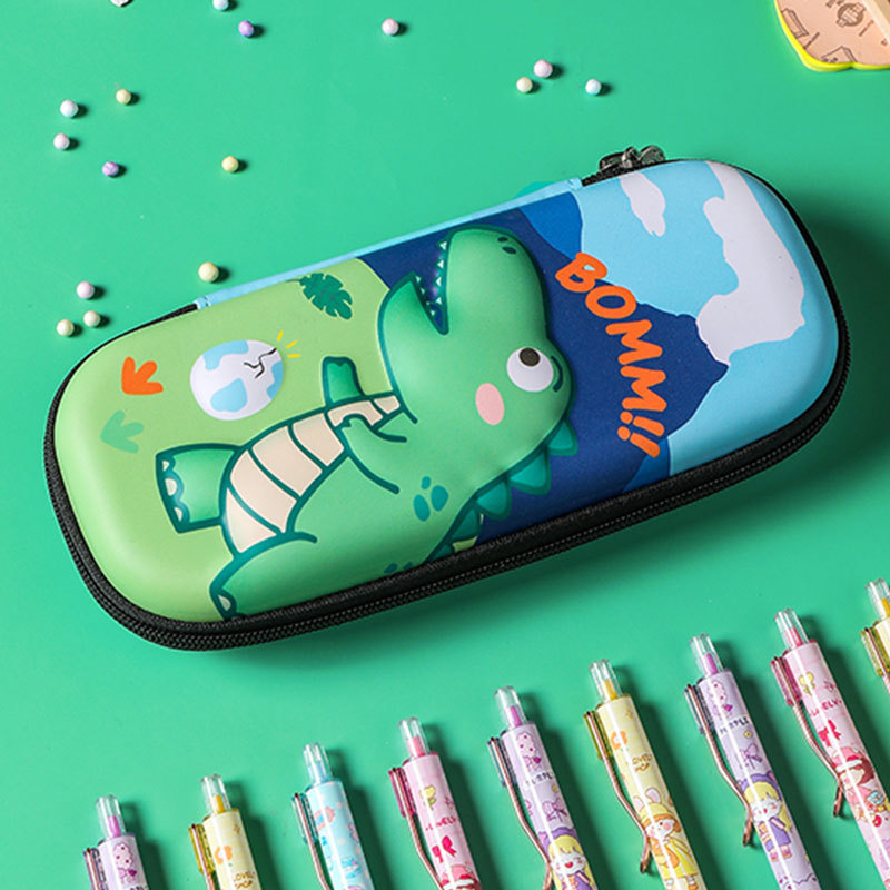 Usmart Cartoon 3d Pencil Case Primary School Student Creative Large Capacity Pencil Case 2023 Children Male and Female Eva Stationery Box