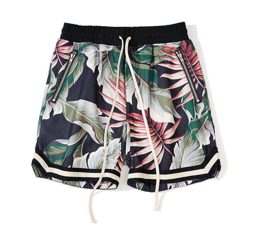 fearofgodfogjerry同款上身主线限定花卉男女运动短裤潮ins