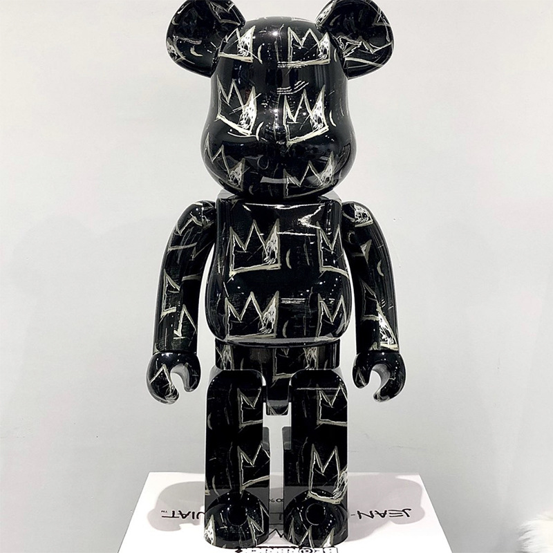 暴力熊bearbrick1000%巴斯奎特8代积木熊客厅落地大摆件潮流公仔