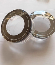MR3L水晶玻璃光学弧面杯盖子配件通用硅胶圆形透明玻璃杯