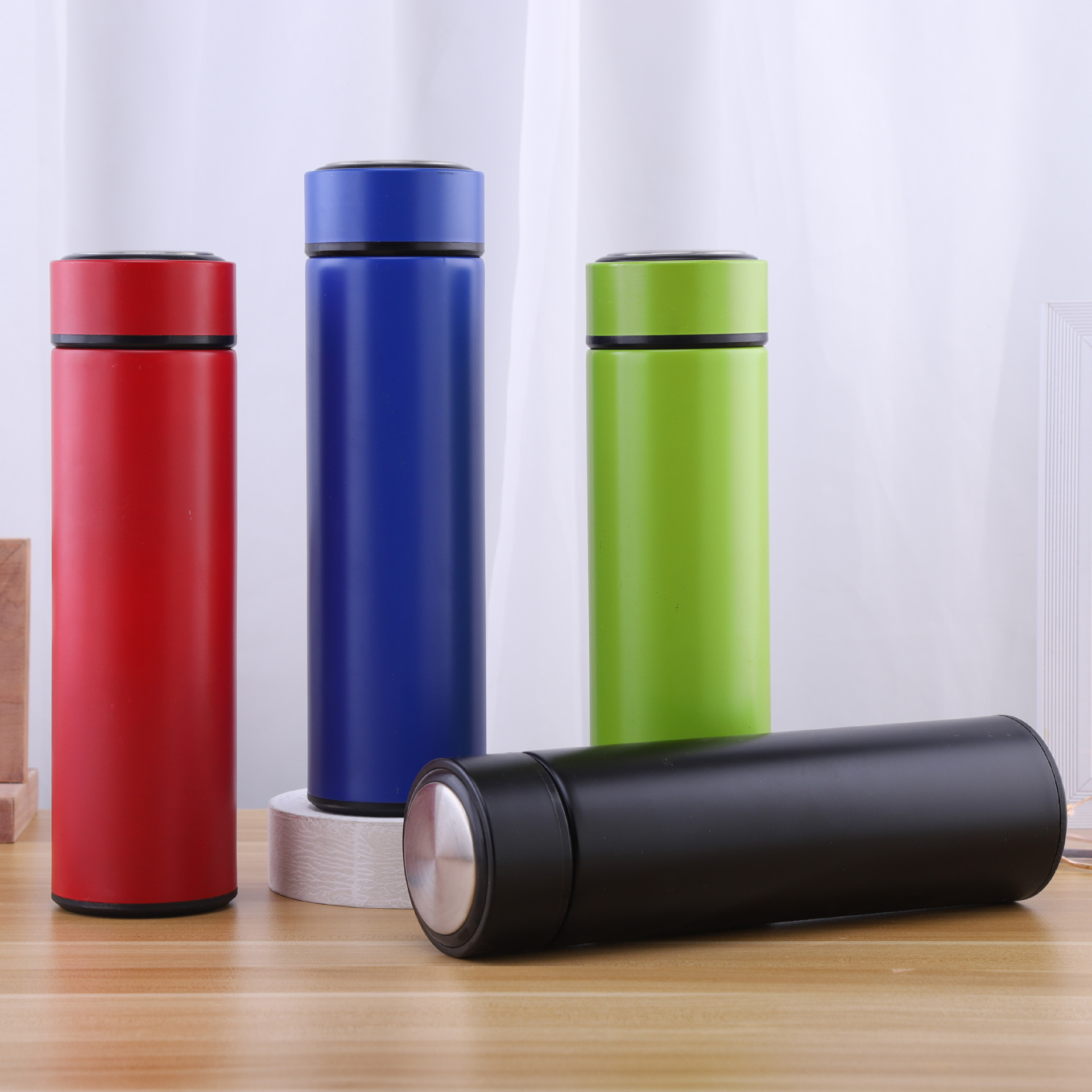 新款304不锈钢保温杯500毫升商务简约直杯礼品水杯