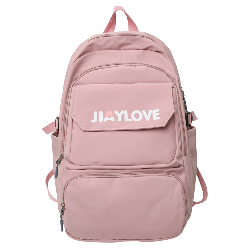 New Backpack Female Middle School Student Girls Schoolbag Cute Couple College Students' Backpack