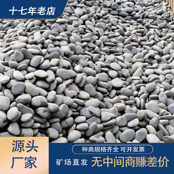 杭州源头产地直销批发天然黑色抛光鹅卵石雨花石铺地滤料景观