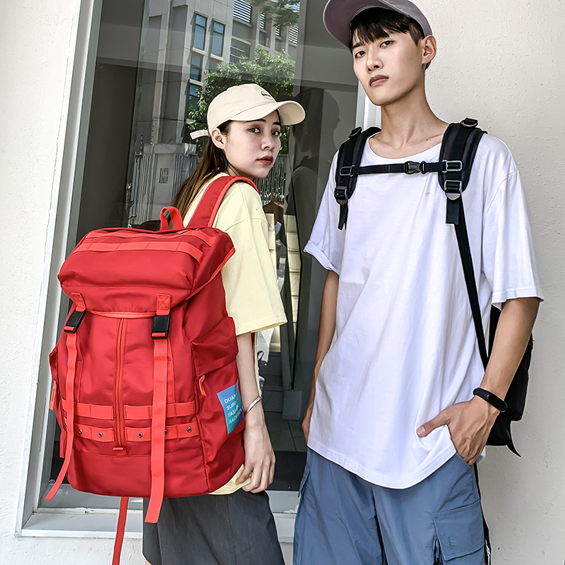 Street Fashion Men and Women College Students Casual Simple Practical Large Capacity Computer Backpack Wholesale