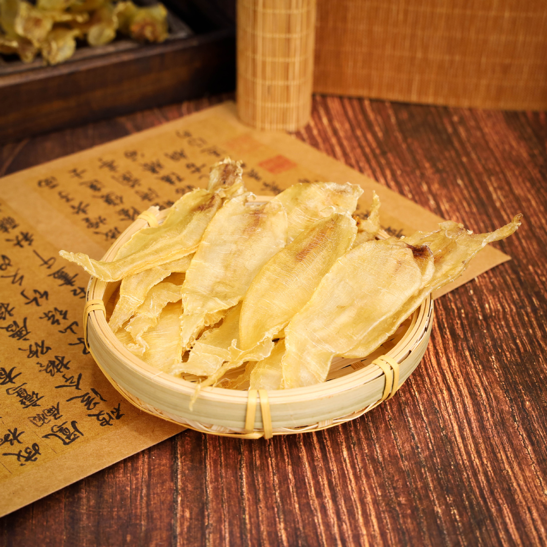 一德路海味渔民自晒 大口公肚赤嘴花胶白花胶鳘鱼胶公鱼肚干货