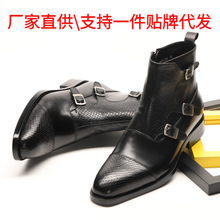 男鞋新款牛皮马丁靴男士商务一件代发shoes men皮靴