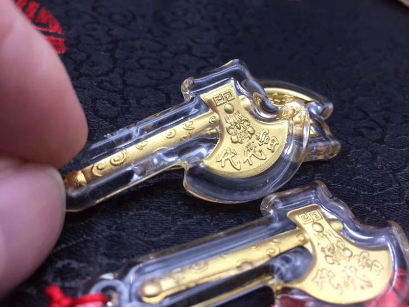 au999足金代代斧吊坠 财富金斧平安代代富斧头挂件保险会销礼品