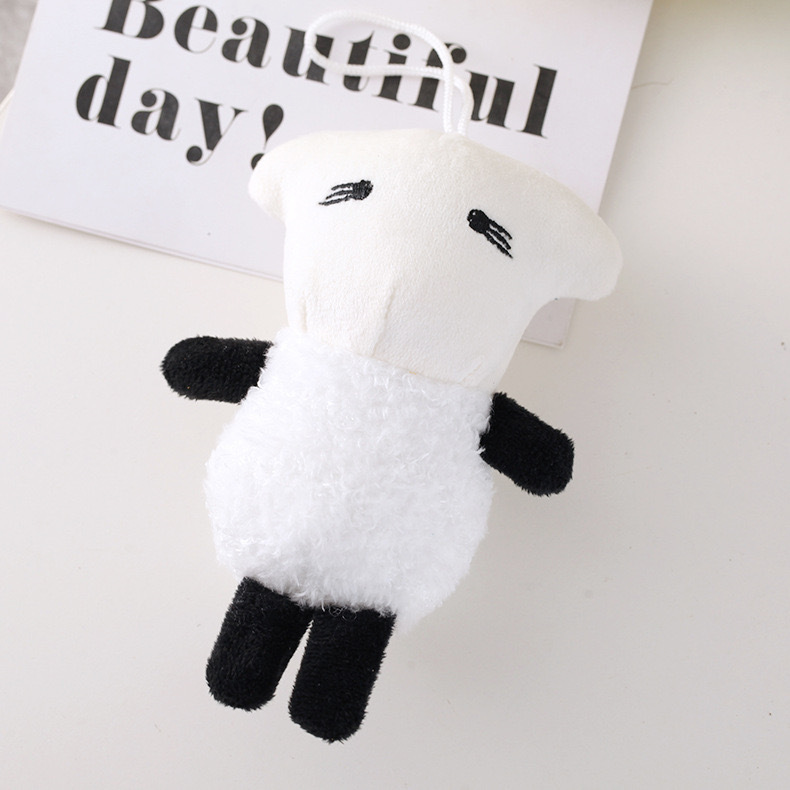 tfboys易烊千玺同款钥匙扣易只烊挂件可爱毛绒公仔一只羊包包挂件