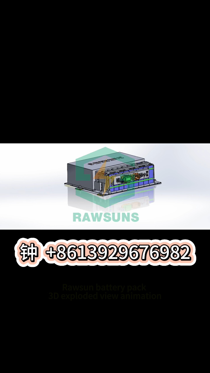 朗迅新能源电动车磷酸铁锂电池包公交重卡大巴船bms液冷电池组