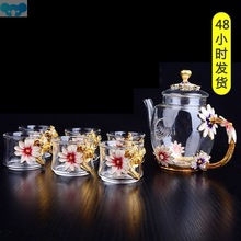 Enamel tea cup teapot set master cup personal cup-resis跨境