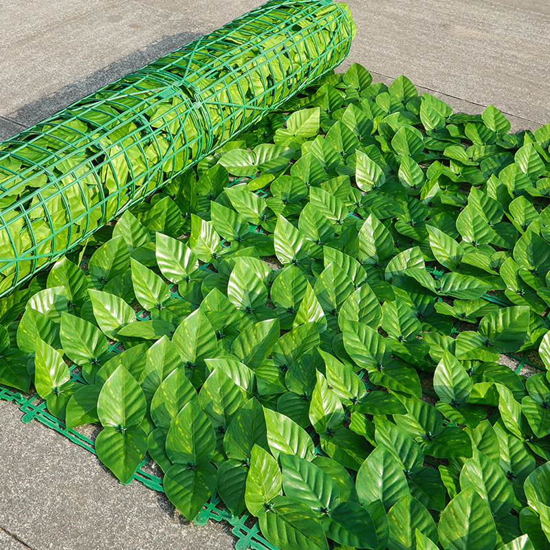 Cross-Border Simulation Fence Leaf Fence Artificial Mesh Fence Artificial Plant Rattan Decorative Fence Fence Wholesale