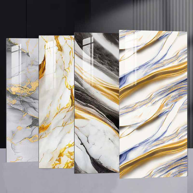 仿铝塑板自粘大理石墙贴墙面翻新装饰遮丑卫生间背景瓷砖贴批发