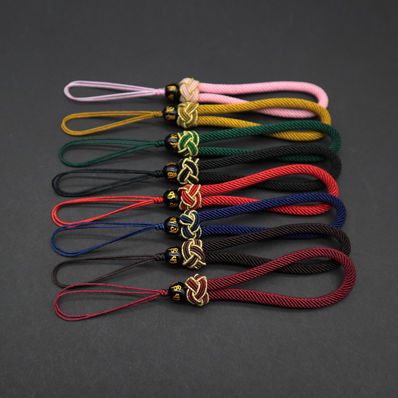 手机挂绳手腕绳手工制作复古挂饰防失手绳子结实国潮短款-阿里巴巴