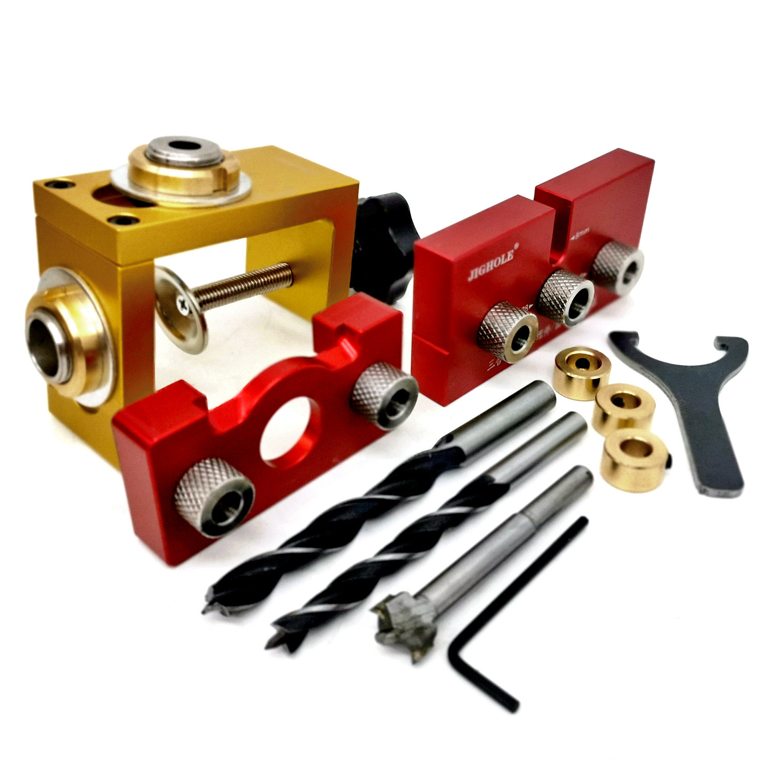 木工三合一定位器圆木榫木工工具家具打孔定位器圆木榫打孔器工具