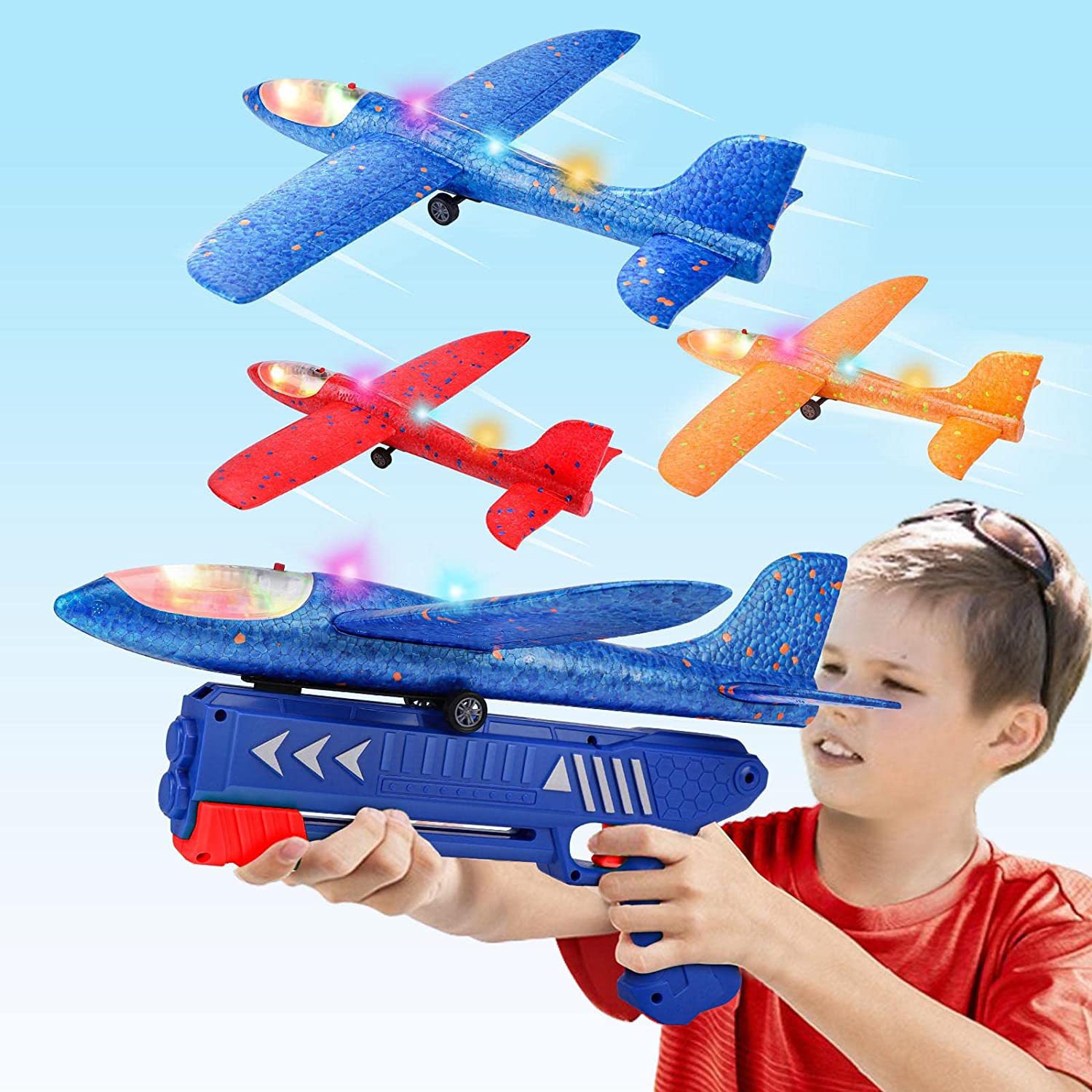 Children's Catapult Aircraft Gun Toy