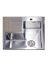 4TXN批发水槽定 做加工厨房洗碗池304不锈钢手工盆双槽单槽洗菜盆