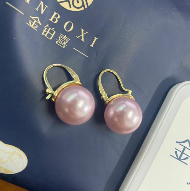 Pearl Earrings Women's Retro Simple Graceful Women's 2022 New Trendy Advanced Texture Earrings Copper Ear Hook